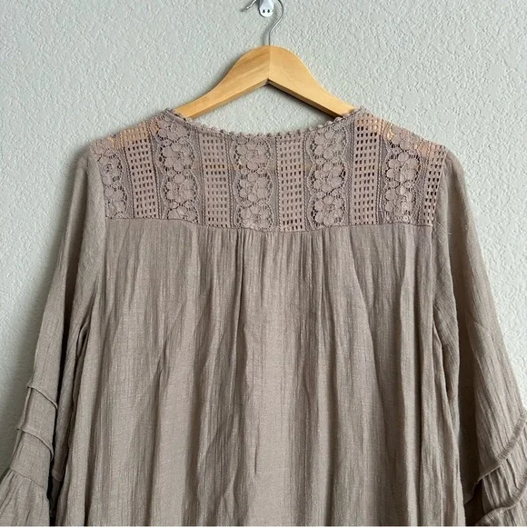 kori america beige lace bohemian dress size small - Picture 8 of 12